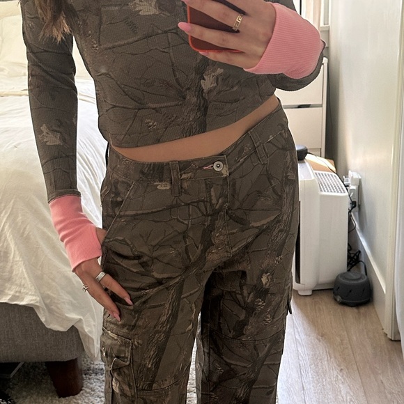 Dairy Boy Women's Cargo - Evergreen Camo. Limited Edition Drop. - Picture 1 of 8